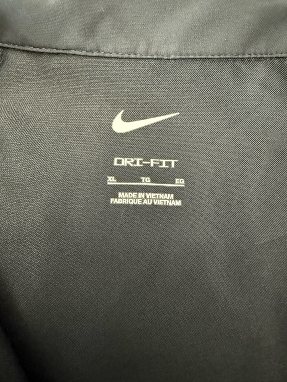 Nike Dri Fit Quarter Zip Pullover XL Black Athletic Jacket North Stars Hockey - Picture 6 of 12